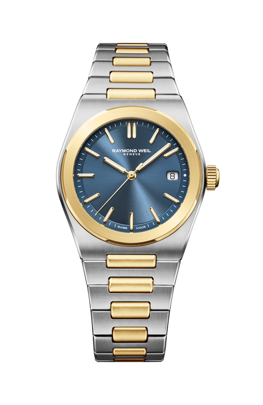 Raymond Weil A.R.T. Blue Dial Two Tone Mens Watch 1000-STP-50001