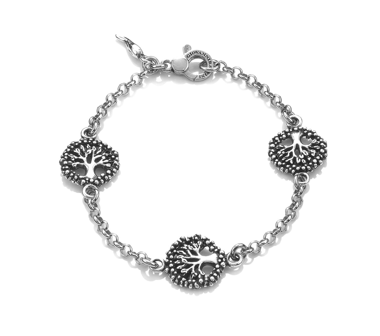 Giovanni Raspini Sterling Silver Tree Of Life Bracelet