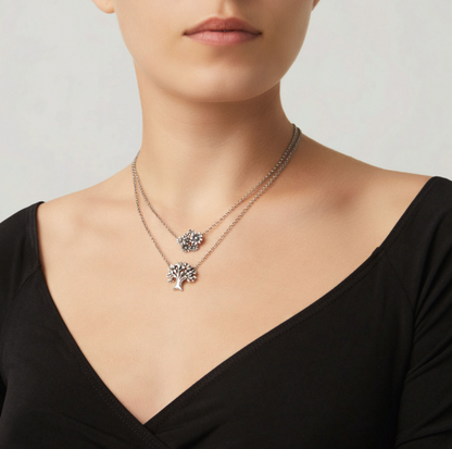 Giovanni Raspini Sterling Silver Tree Of Life Pendant Necklace