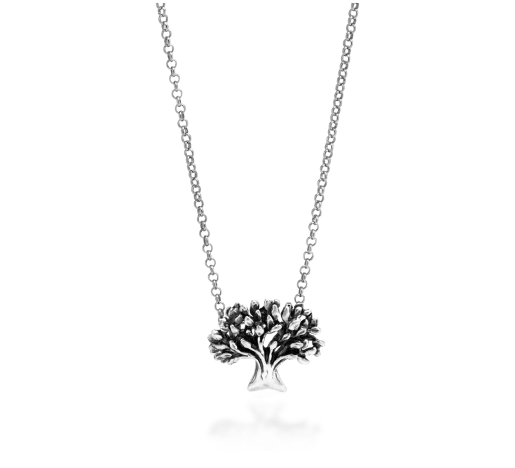 Giovanni Raspini Sterling Silver Tree Of Life Pendant Necklace