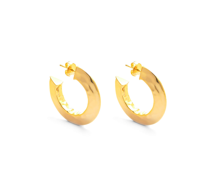 Giovanni Raspini Gold-Plated Sterling Silver Blade Small Hoop Earrings