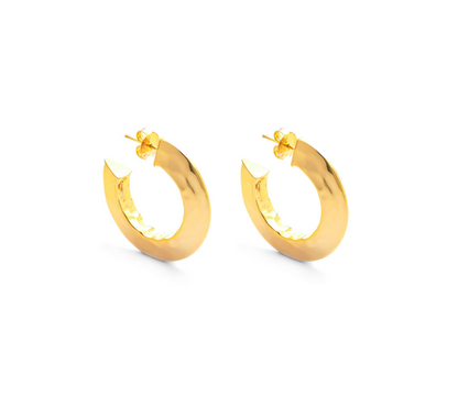 Giovanni Raspini Gold-Plated Sterling Silver Blade Small Hoop Earrings