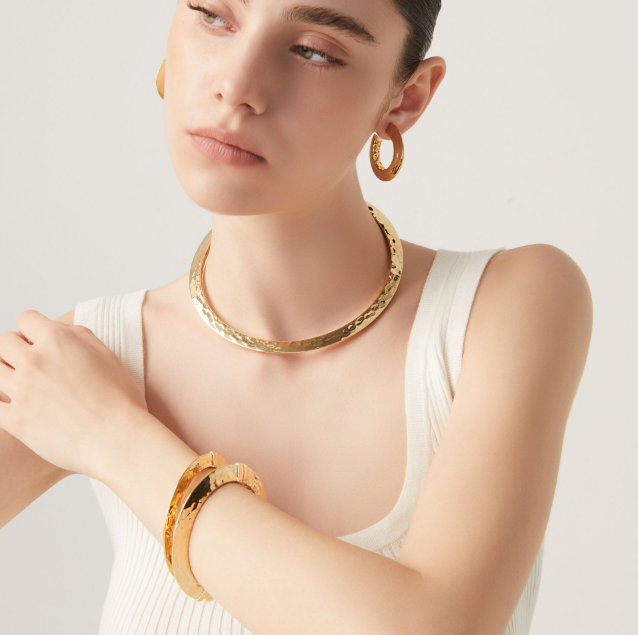 Giovanni Raspini Gold-Plated Sterling Silver Blade Small Hoop Earrings
