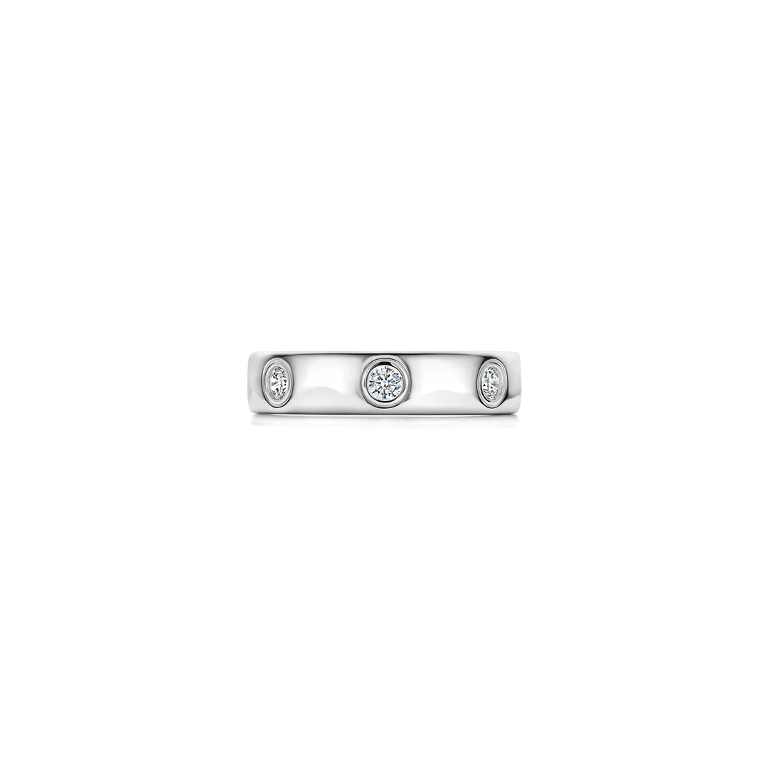 TI SENTO Classic Sterling Silver Cubic Zirconia Set Ring