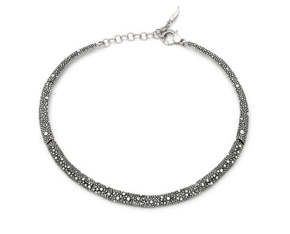 Giovanni Raspini Sterling Silver Petit Perlage Necklace