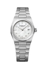 Raymond Weil A.R.T. Mother-of-Pearl Diamond Set Dial Stainless Steel Womens Quartz Watch 1250-ST-97081