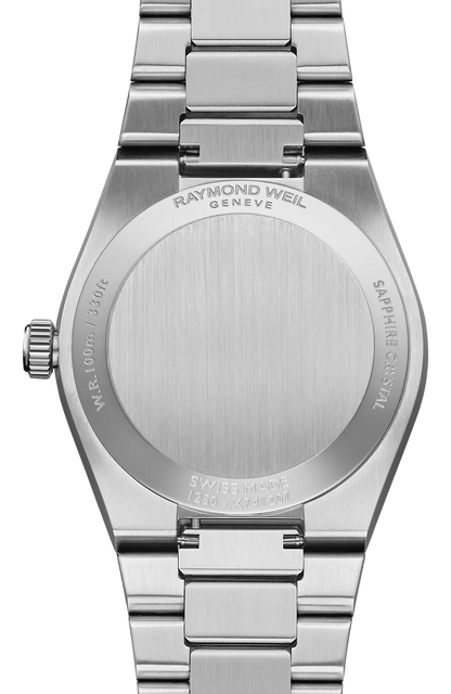 Raymond Weil A.R.T. Mother-of-Pearl Diamond Set Dial Stainless Steel Womens Quartz Watch 1250-ST-97081