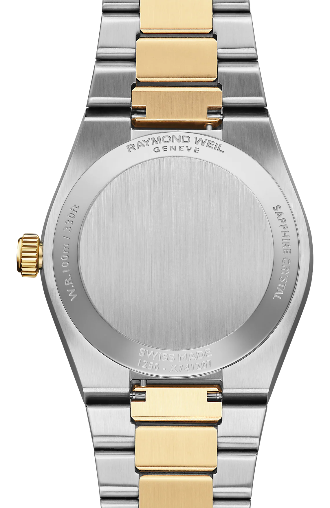 Raymond Weil A.R.T. Mother-of-Pearl Diamond Set Dial Two Tone Womens Quartz Watch 1250-STP-97081