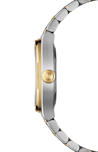 Raymond Weil A.R.T. Mother-of-Pearl Diamond Set Dial Two Tone Womens Quartz Watch 1250-STP-97081