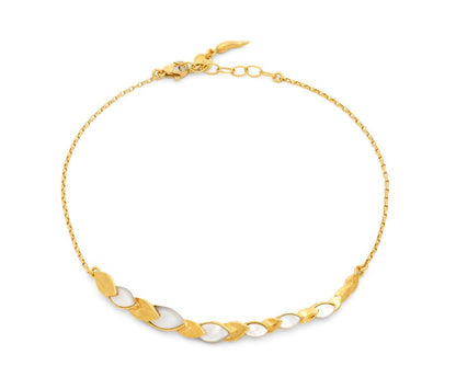 Giovanni Raspini Gold-Plated Silver Mother of Pearl Set Gold Skin Small Necklace
