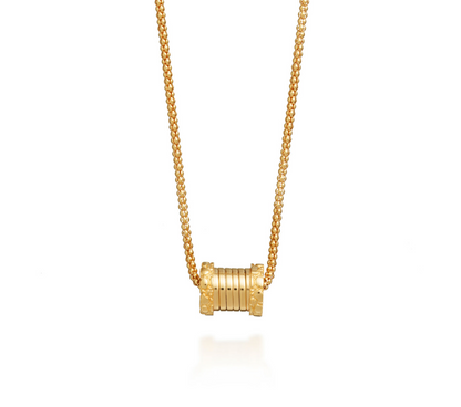 Giovanni Raspini Gold-Plated Sterling Silver Croco Tubogas Small Necklace