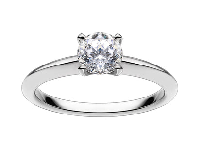 Mastercut 18ct White Gold Single Stone Simplicity 0.15ct Diamond Ring C5RG001 015W