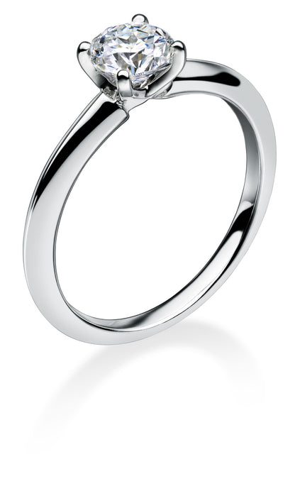 Mastercut Platinum Single Stone Simplicity 0.30ct Diamond Ring C5RG001 030P