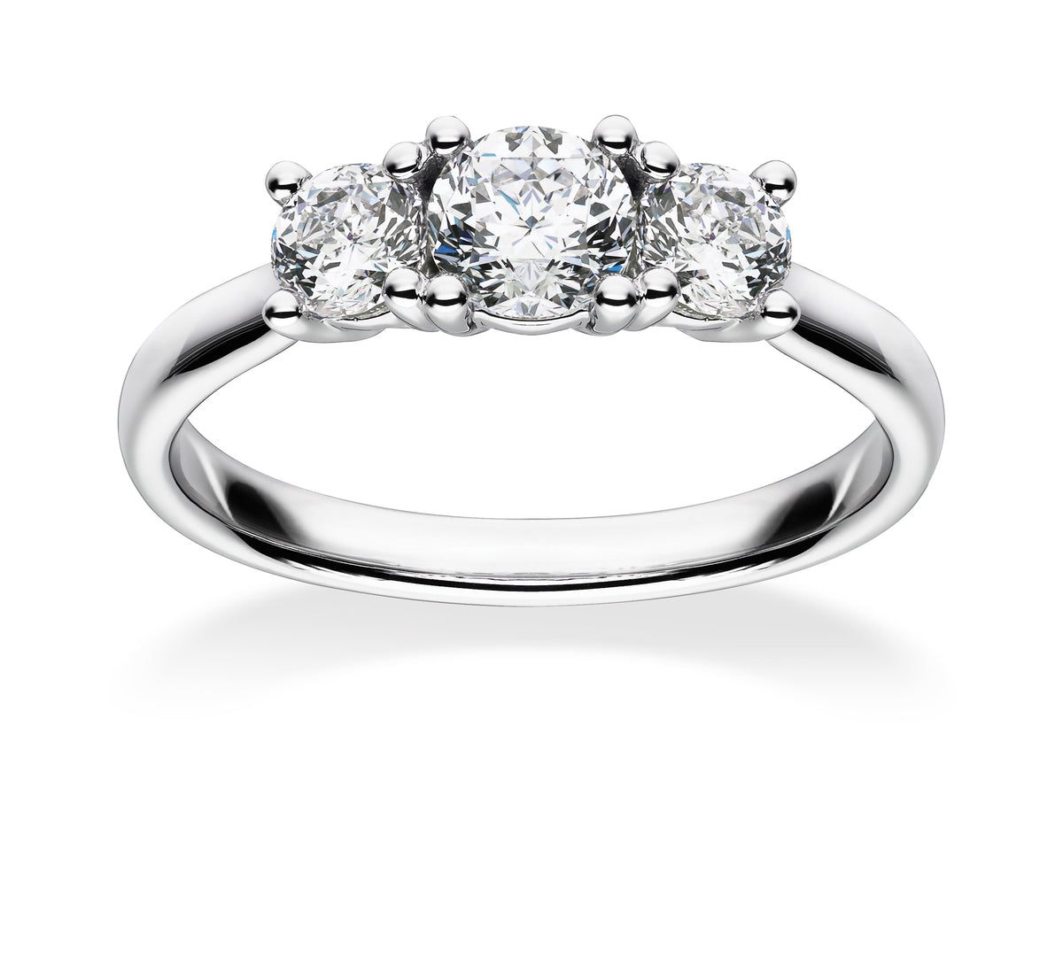 Mastercut Platinum Three Stone Elegance 0.50ct Diamond Ring C11RG002 050P
