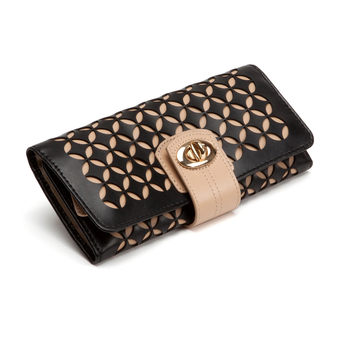 WOLF Chloé Black Jewellery Roll 301402