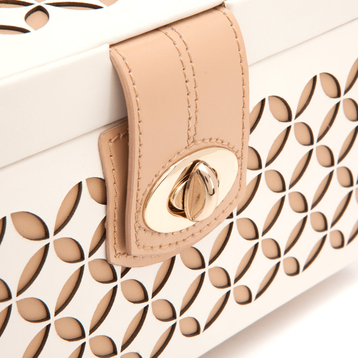 WOLF Chloé Cream Small Jewellery Box 301153