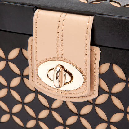 WOLF Chloé Black Small Jewellery Box 301102