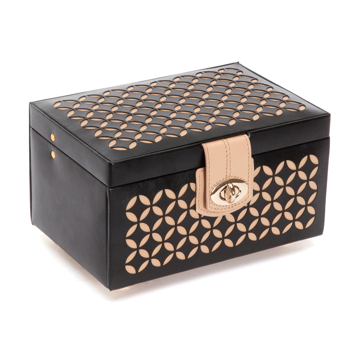 WOLF Chloé Black Small Jewellery Box 301102