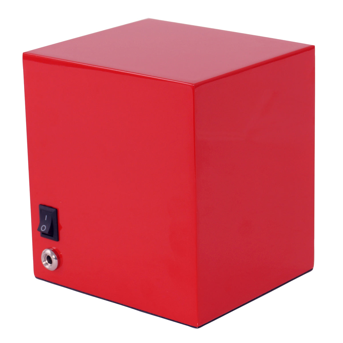 WOLF Red Lacquered Cub Single Winder Watch Winding Box 460414