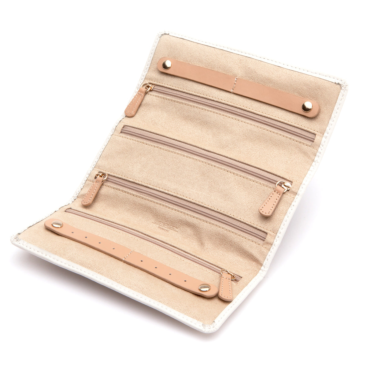 WOLF Chloé Cream Jewellery Roll 301453