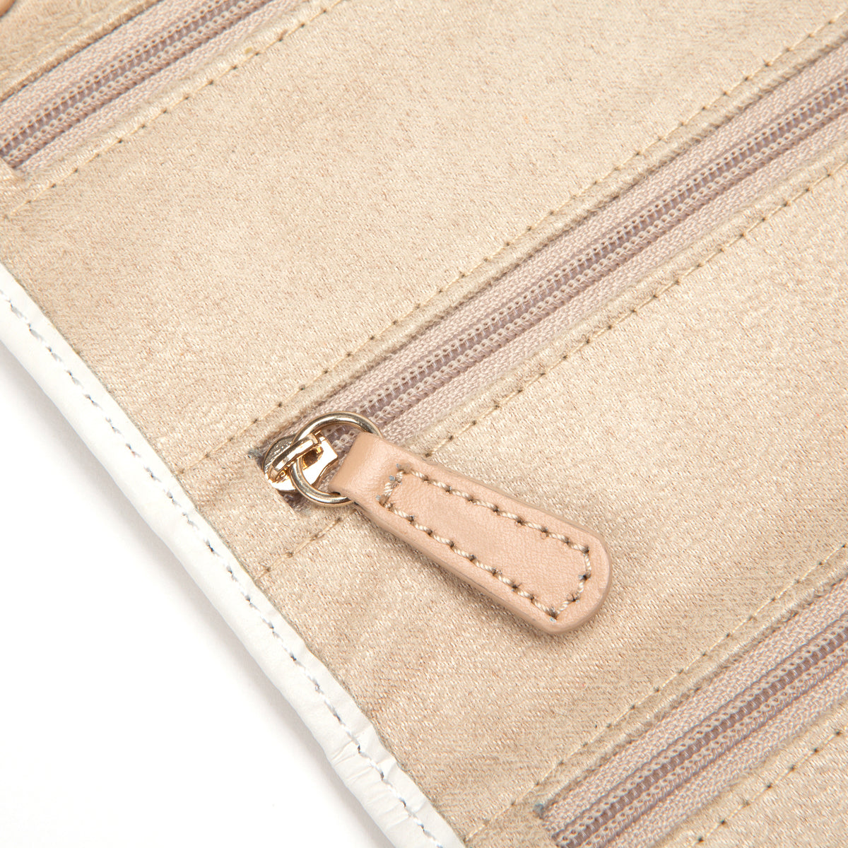 WOLF Chloé Cream Jewellery Roll 301453