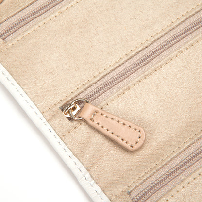 WOLF Chloé Cream Jewellery Roll 301453