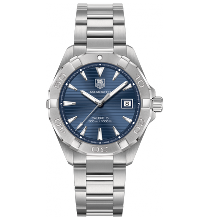 TAG Heuer Aquaracer Blue Dial Calibre 5 Automatic Stainless Steel Mens Watch WAY2112.BA0928