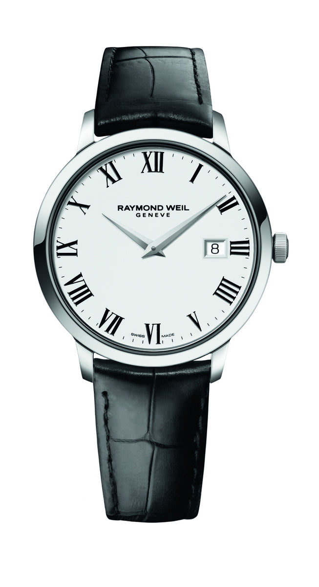 Raymond Weil Toccata White Dial Stainless Steel Mens Quartz Watch 39mm 5488-STC-00300