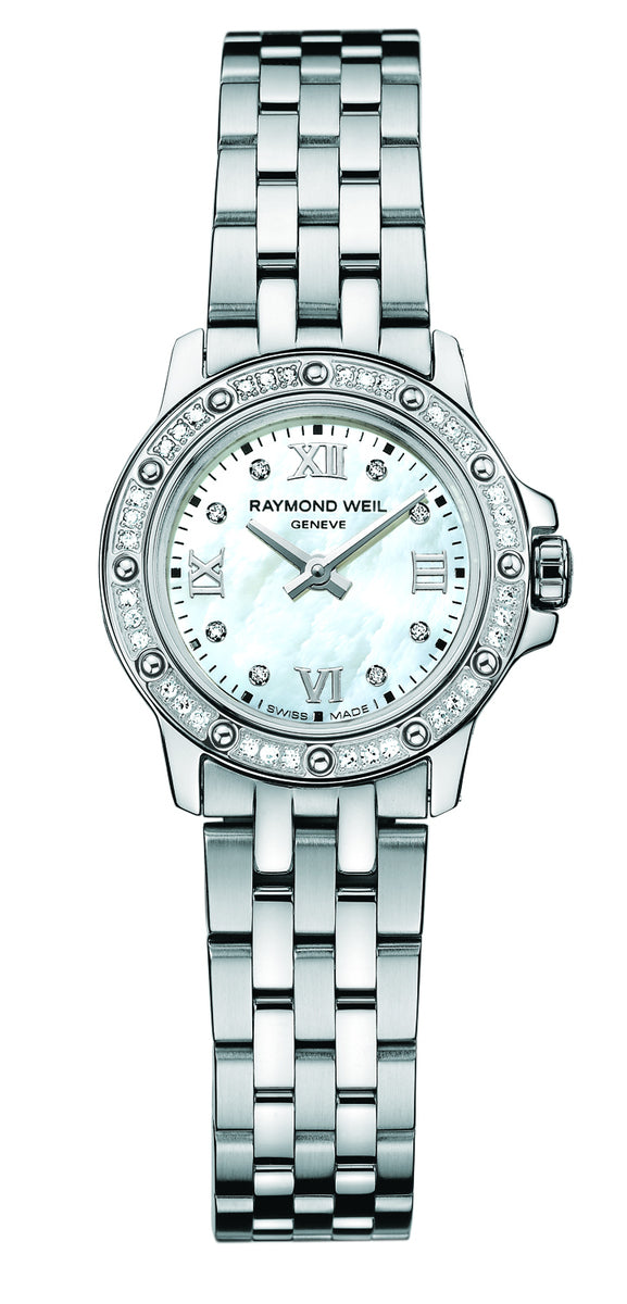 Raymond Weil Mini Tango Mother of Pearl Diamond Set Stainless Steel Womens Quartz Watch 5799-STS-00995