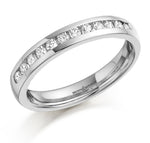 Brown & Newirth  0.20ct Brilliant Cut Diamond Channel Set Half Eternity Ring HET148