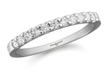 Brown & Newirth  0.25ct Brilliant Cut Diamond Claw Set Half Eternity Ring HET717