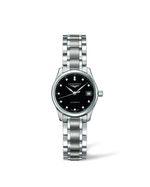 Longines Master Collection Black Diamond Dot Dial Stainless Steel Womens Watch L21284576