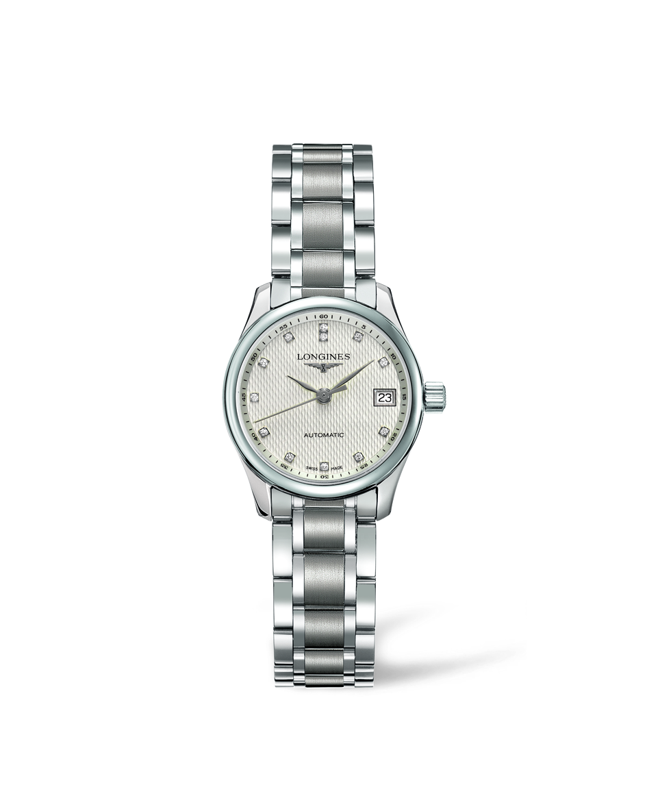 Longines Master Collection Silver Diamond Dot Dial Stainless Steel Womens Watch L21284776