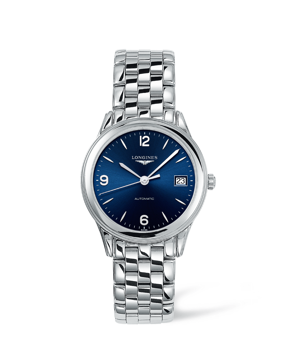 Longines Flagship Blue Dial Stainless Steel Mens Watch L47744966