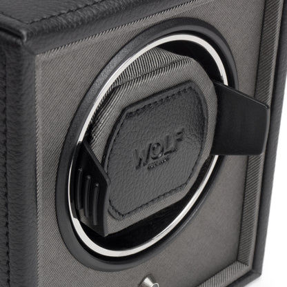 WOLF Black Cub 1.8 Single Winder Watch Winding Box 455203