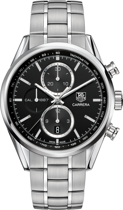 TAG Heuer Carrera Calibre 1887 Automatic Chronograph Stainless Steel Mens Watch CAR2110.BA0724