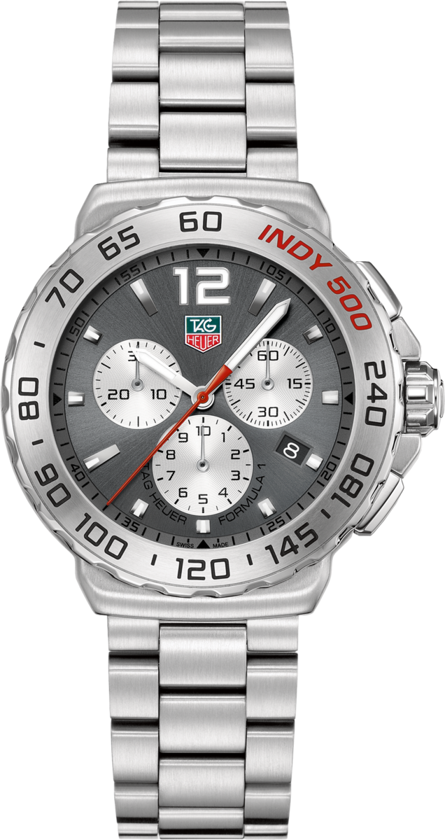 TAG Heuer Formula 1 Indy 500 Chronograph Stainless Steel Mens Quartz Watch CAU1113.BA0858