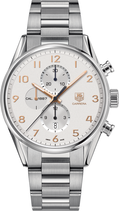 TAG Heuer Carrera Calibre 1887 Automatic Chronograph Stainless Steel Mens Watch CAR2012.BA0799
