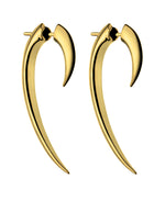 Shaun Leane Vermeil Signature Tusk Hook Earrings (size 1) SLS267