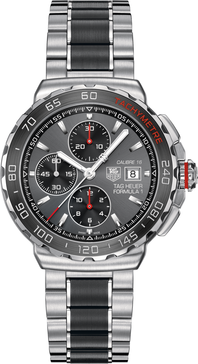TAG Heuer Formula 1 Calibre 16 Automatic Chronograph Stainless Steel & Ceramic Mens Watch CAU2011.BA0873