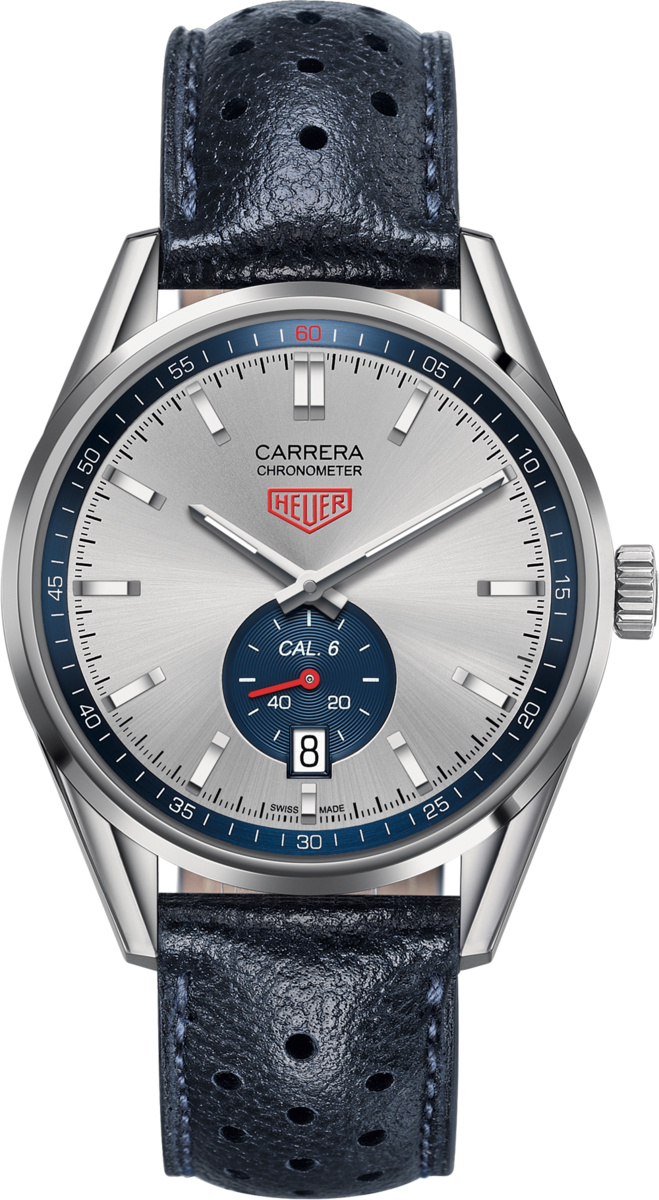 TAG Heuer Carrera Calibre 6 Automatic Chronometer Stainless Steel Mens Watch WV5111.FC6350