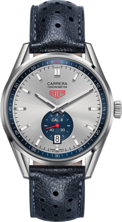 TAG Heuer Carrera Calibre 6 Automatic Chronometer Stainless Steel Mens Watch WV5111.FC6350