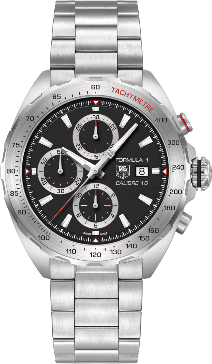 TAG Heuer Formula 1 Black Dial Calibre 16 Automatic Chronograph Stainless Steel Mens Watch CAZ2010.BA0876