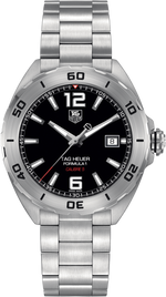 TAG Heuer Formula 1 Black Dial Calibre 5 Automatic Stainless Steel Mens Watch WAZ2113.BA0875