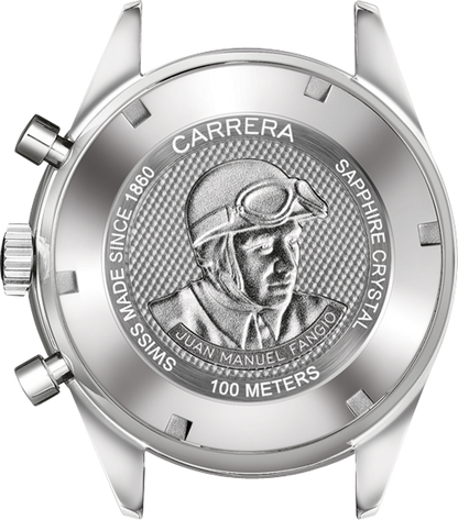 TAG Heuer Carrera Calibre 16 Black Dial Stainless Steel Mens Chronograph Watch CV201AK.BA0727