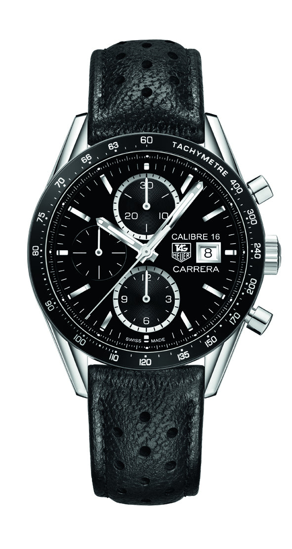 TAG Heuer Carrera Calibre 16 Automatic Chronograph Stainless Steel Mens Watch CV201AJ.FC6357