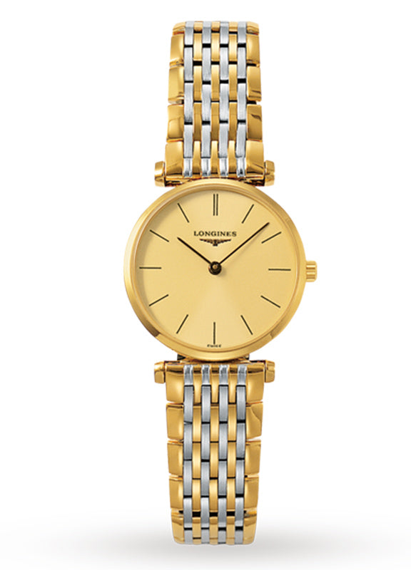 Longines La Grande Classique de Longines Champagne Dial Two Tone Womens Quartz Watch L42092327