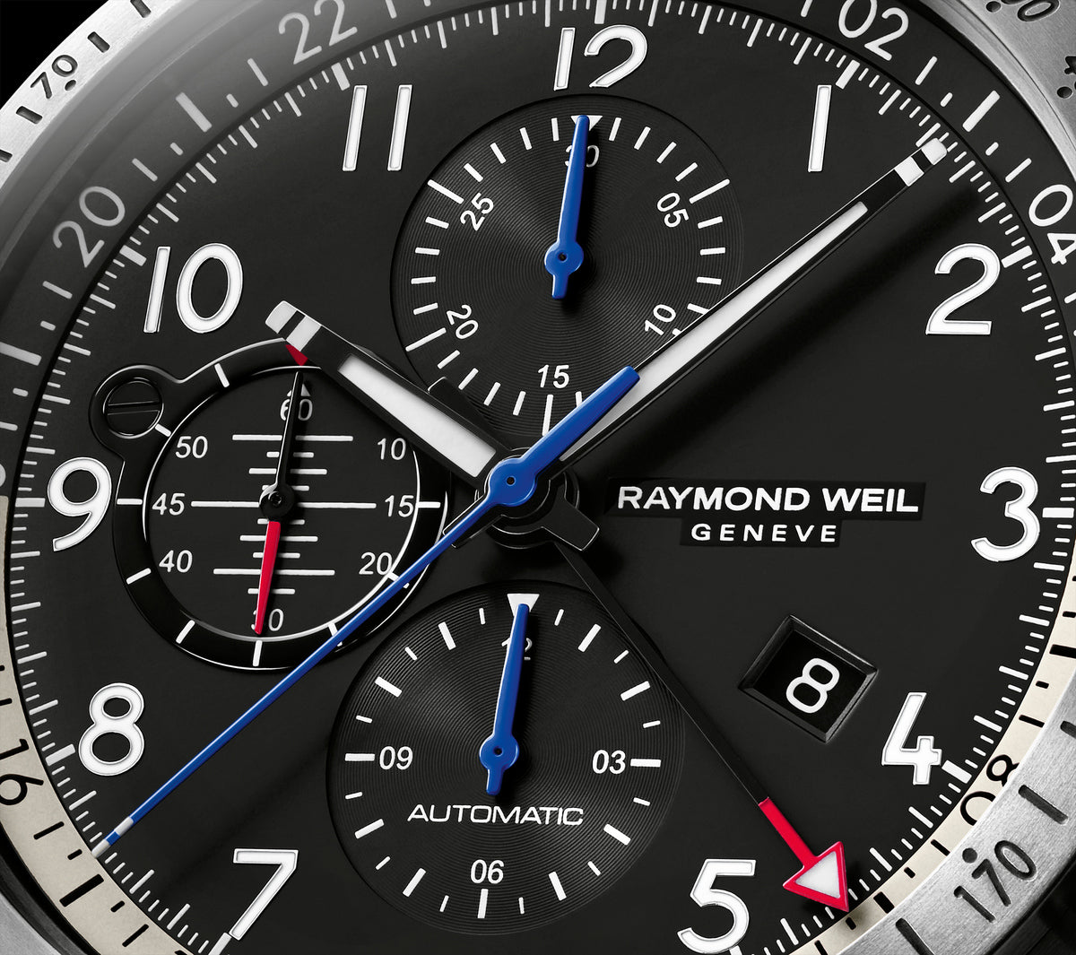 Raymond Weil Freelancer Piper Steel & Titanium Mens Limited Edition Watch 7754-TIC-05208