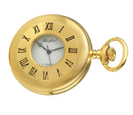 Woodford Gold Plated Mechanical Half Hunter Pocket Watch