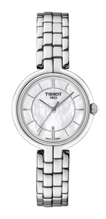 Tissot Flamingo Mother of Pearl Dial Stainless Steel Womens Quartz Watch T0942101111100